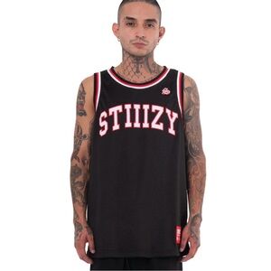 NEW STIIIZY Black Basketball Jersey XL Mens